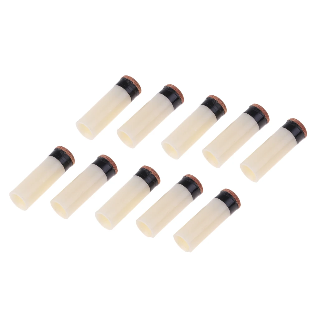 10pcs/Pack Replacements Slip-On Pool Billiard Cue Tips 10mm/11mm/12mm / 13mm