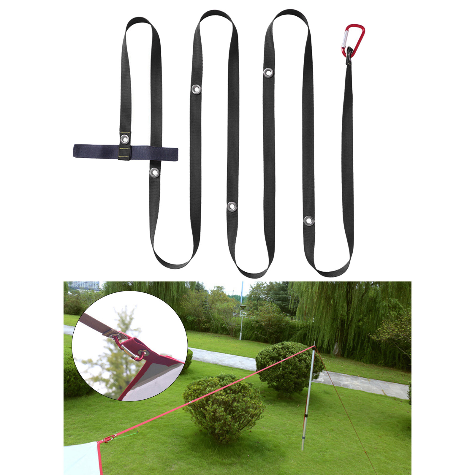 300cm Heavy Duty Nylon Extension Strap Tree Swing Hanging Straps Kit Connecting Belt High Load-Bearing Polyester Climbing Sling