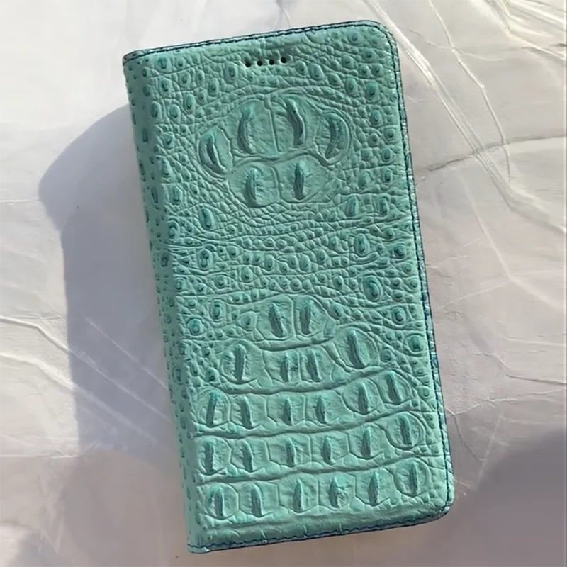 5g de luxo textura crocodilo telefone capa