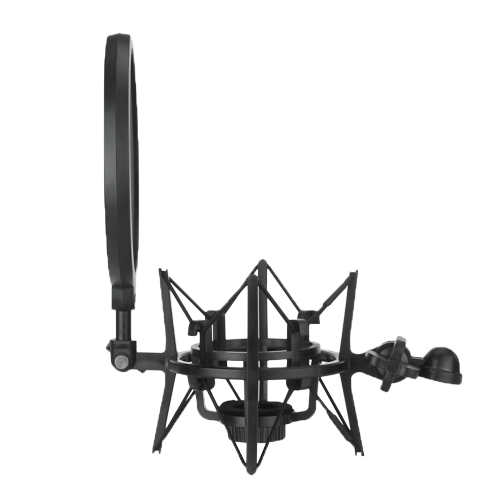 MagiDeal Universal Spider Microphone Shock Mount Holder Clip Anti Vibration