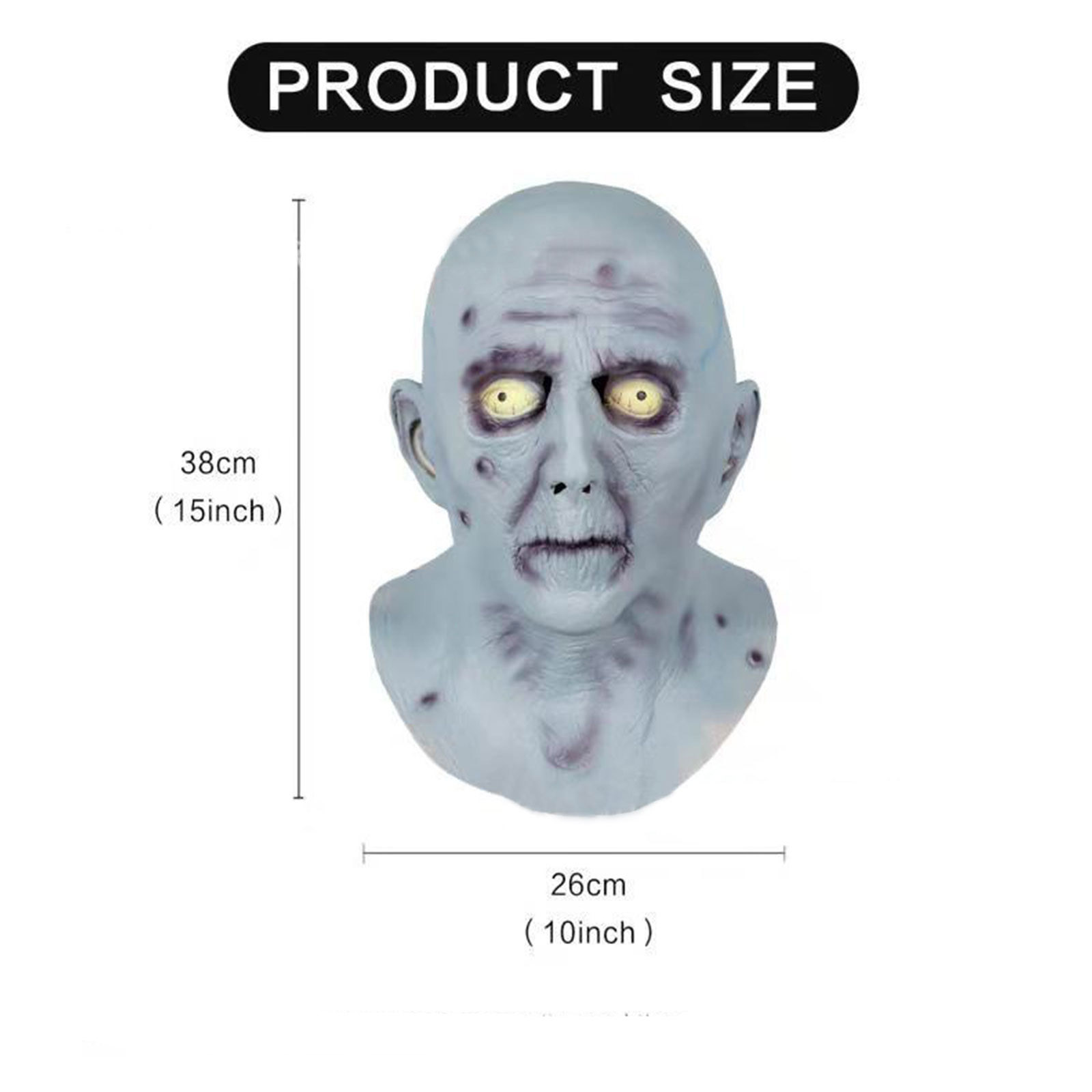 Dropshipping e Atacado Venda Quente Halloween Máscara Assustador Spoof 3 Cheap Brincadeiras e piadas