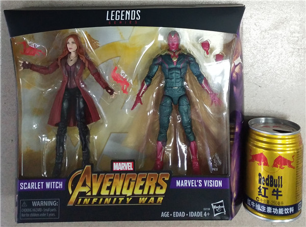 scarlet witch vision marvel legends