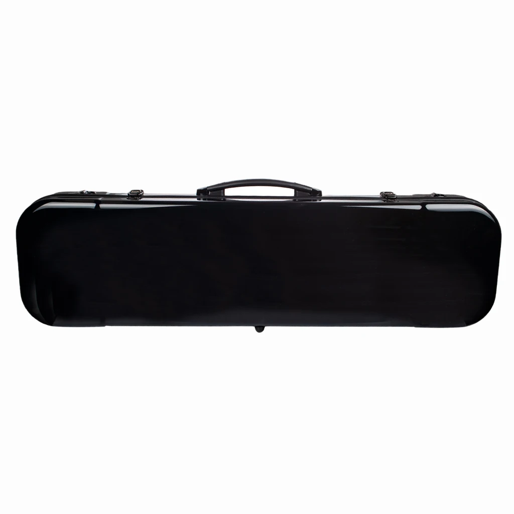 Full  Violin Fiberglass Cases 4/4 Size Black w/ Stitching Interior