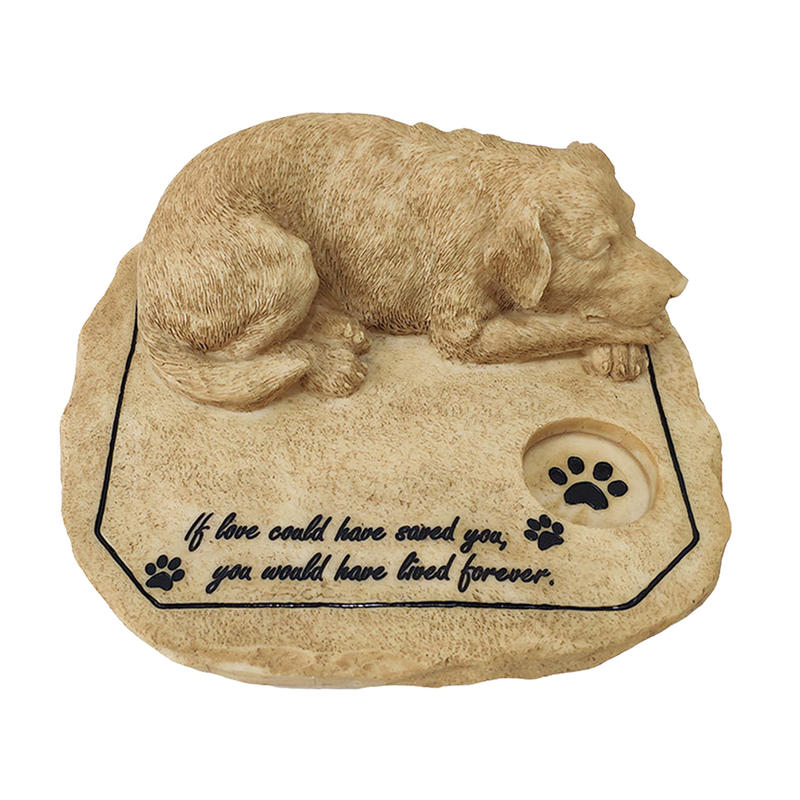 Puppy Gravestone Pet Memorial Stone Grave Pet Tombstone Memorial Ornament 3D Dog Tombstone Monument Garden Decoration Ornaments