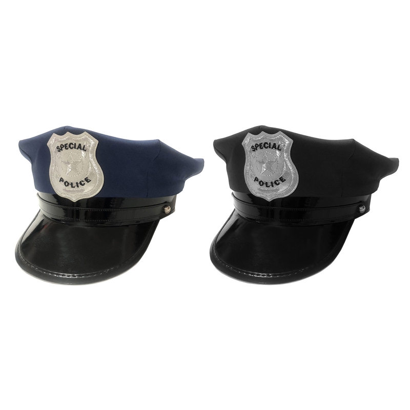D08D Cosplay Police Hat Halloween 