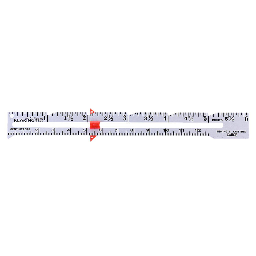 Professional Aluminum Sewing Gauge Measuring Tool Handamde Craft 15cm/5.9in