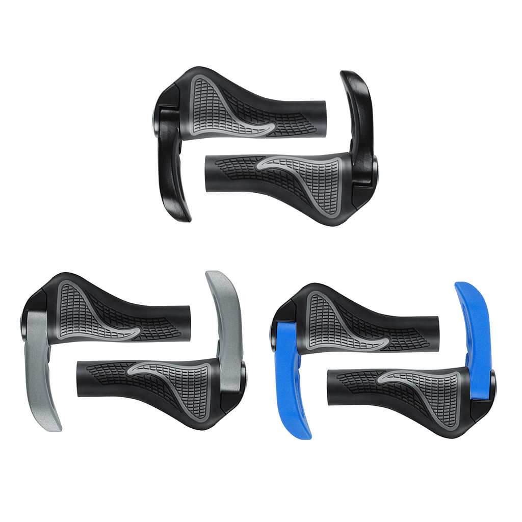 Bike Handlebar Grips Lock on Ends MTB Road Bicycle Rubber Hand Cover Bicycle Parts Accessories