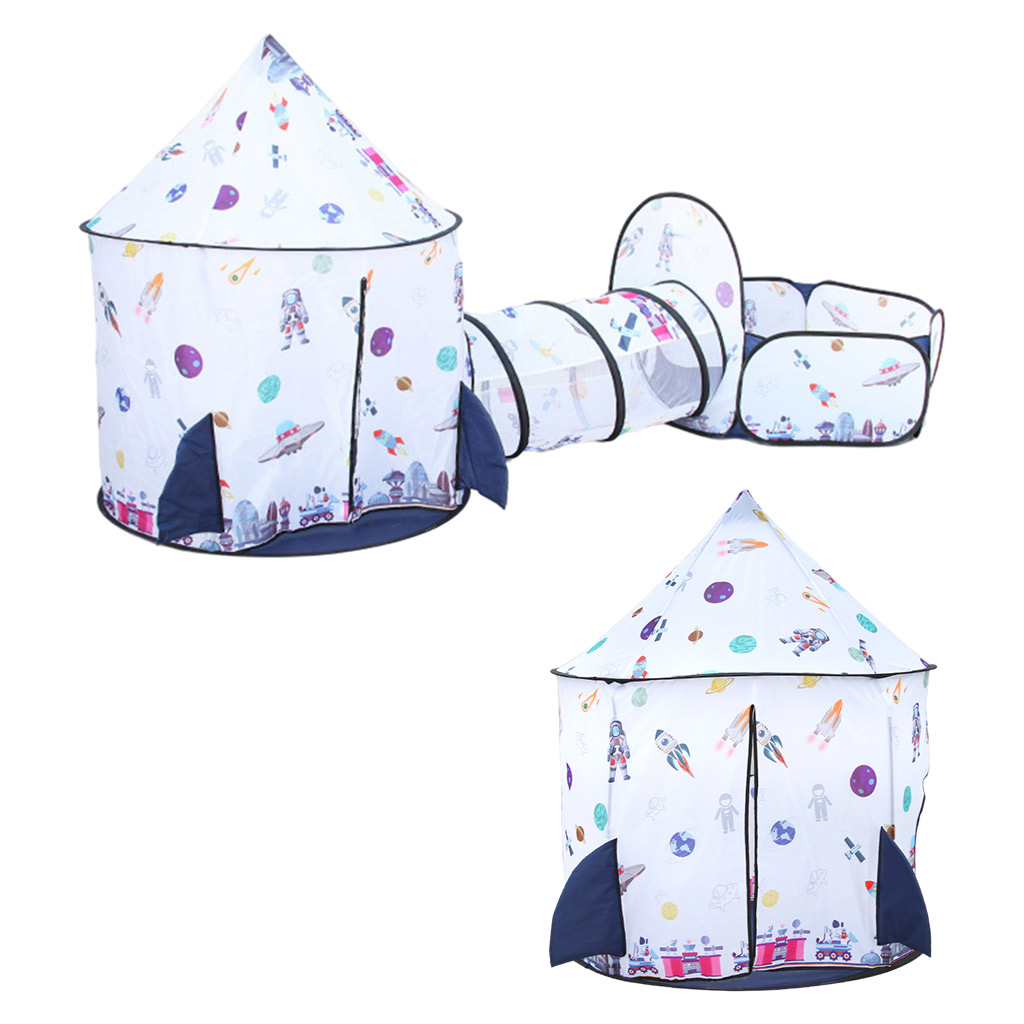 Play Tent Indoor/Outdoor Kids Astronaut Space Playhouse for Ball Pit Balls