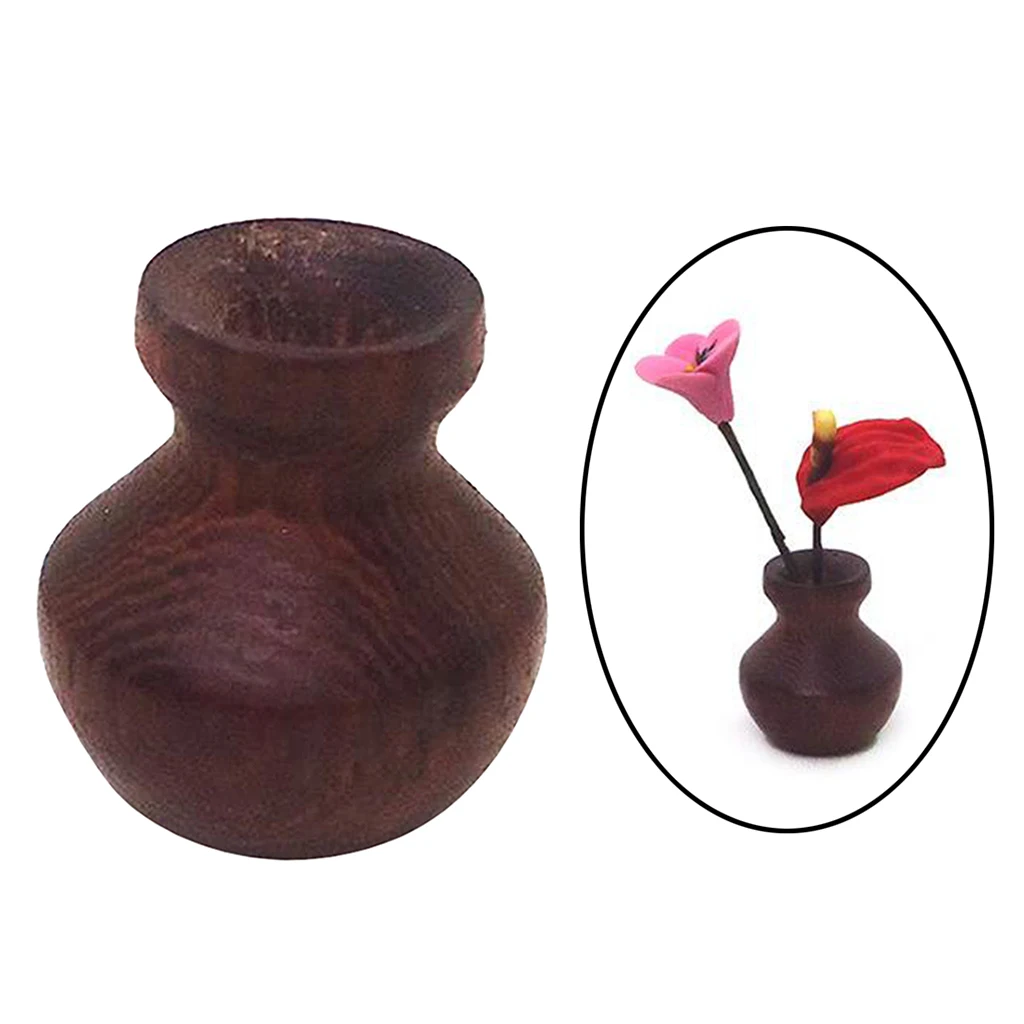 1:12 scale Handcrafted Doll House Miniature Vintage Flowerpot Vase