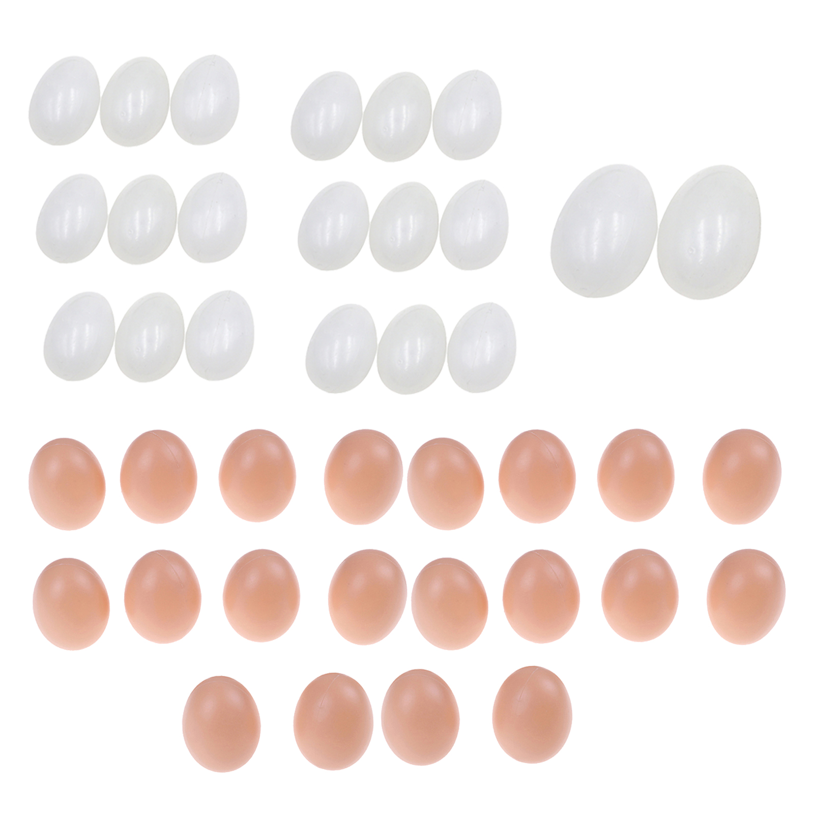 Realistic Simulation Eggs for DIY Painting Home Decor Party Supplies Farm Animal Cages Chicken Coop Accessory