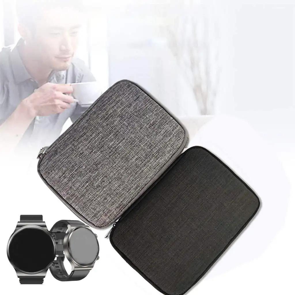 Watch Bands Storage Bag Spill-Resistant Portable Carrying Case for Samsung Earphones