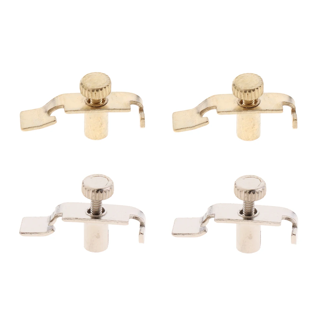 Tooyful 2 Pieces Replacement Metal Erhu Fine Tuners Precision Erhu Fine-Tuning String Instrument Accessory