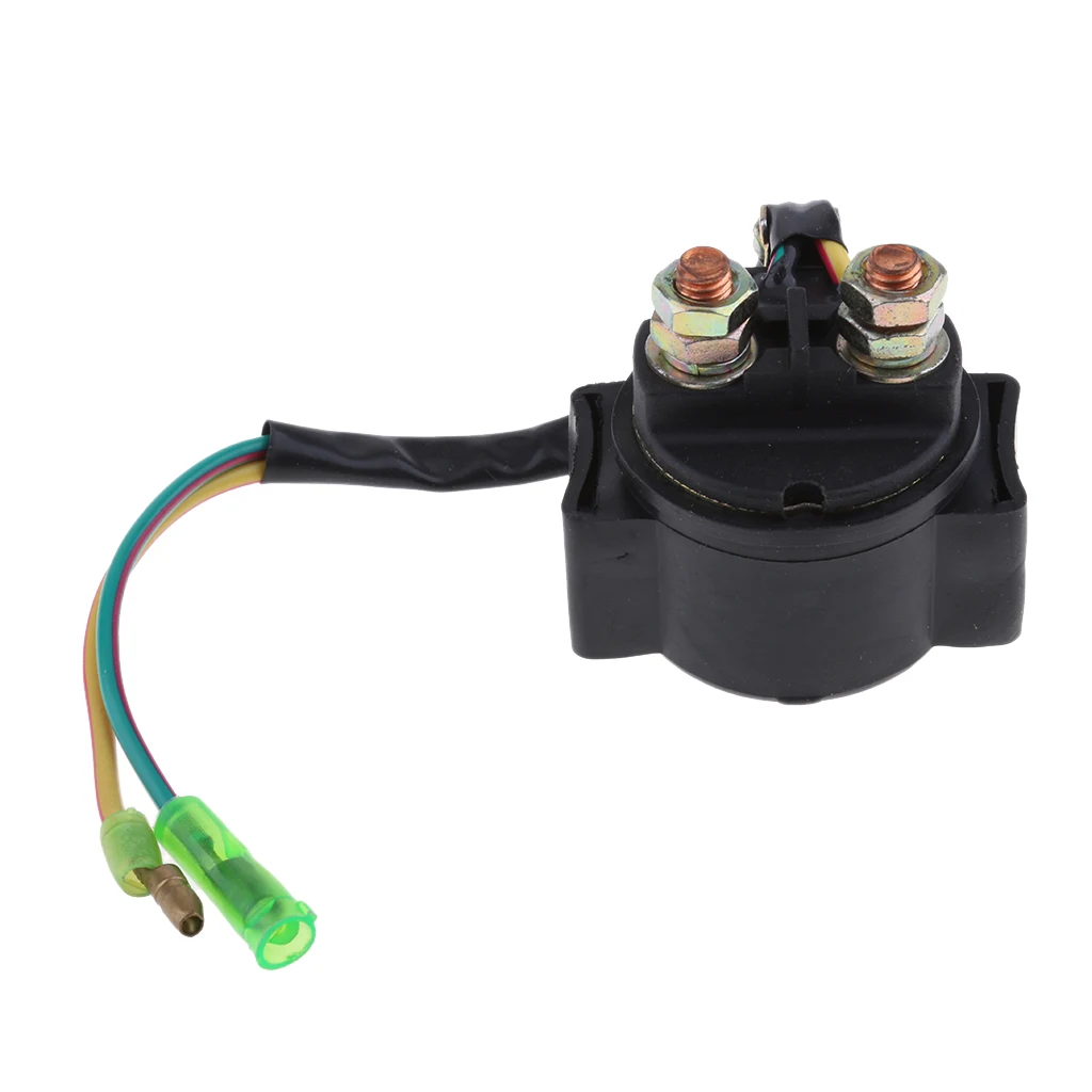 12V Black Starter Solenoid Relay For Yamaha Marine 40  Outboard Engine