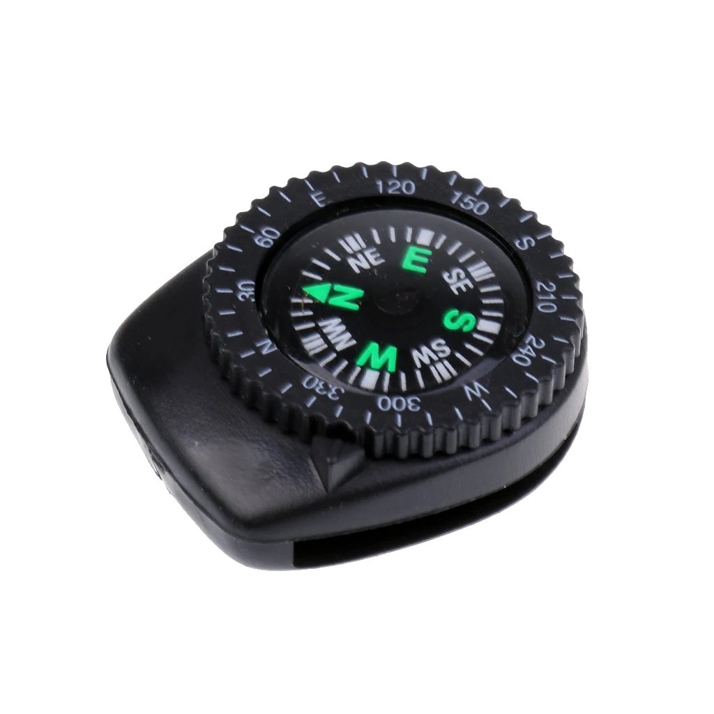 Protable Mini Precision Watch Band Clip-on Navigation Wrist Compass for Survival Camping Hiking
