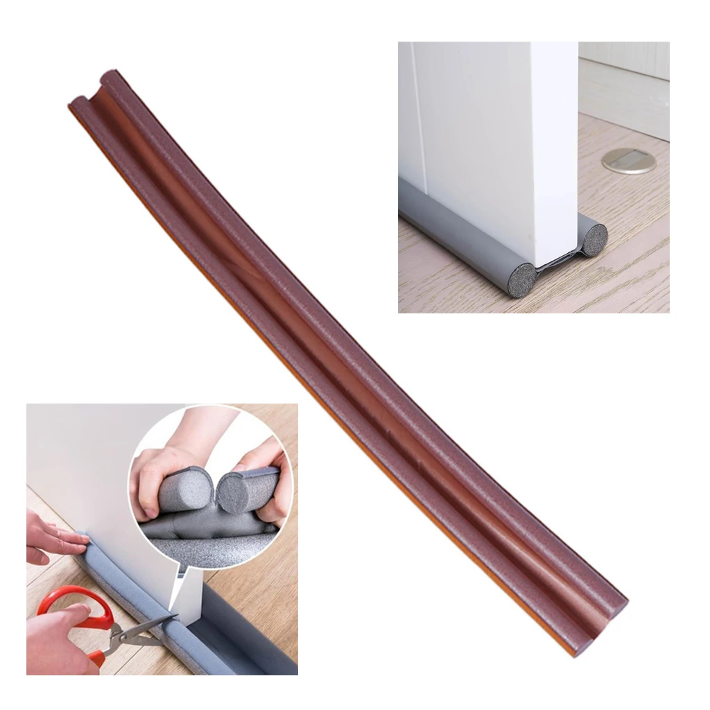 Door Bottom Sealing Strip Sound Proof Noise Reduction Under Door Draft Stoppers Dust Proof Window Weather Stripping