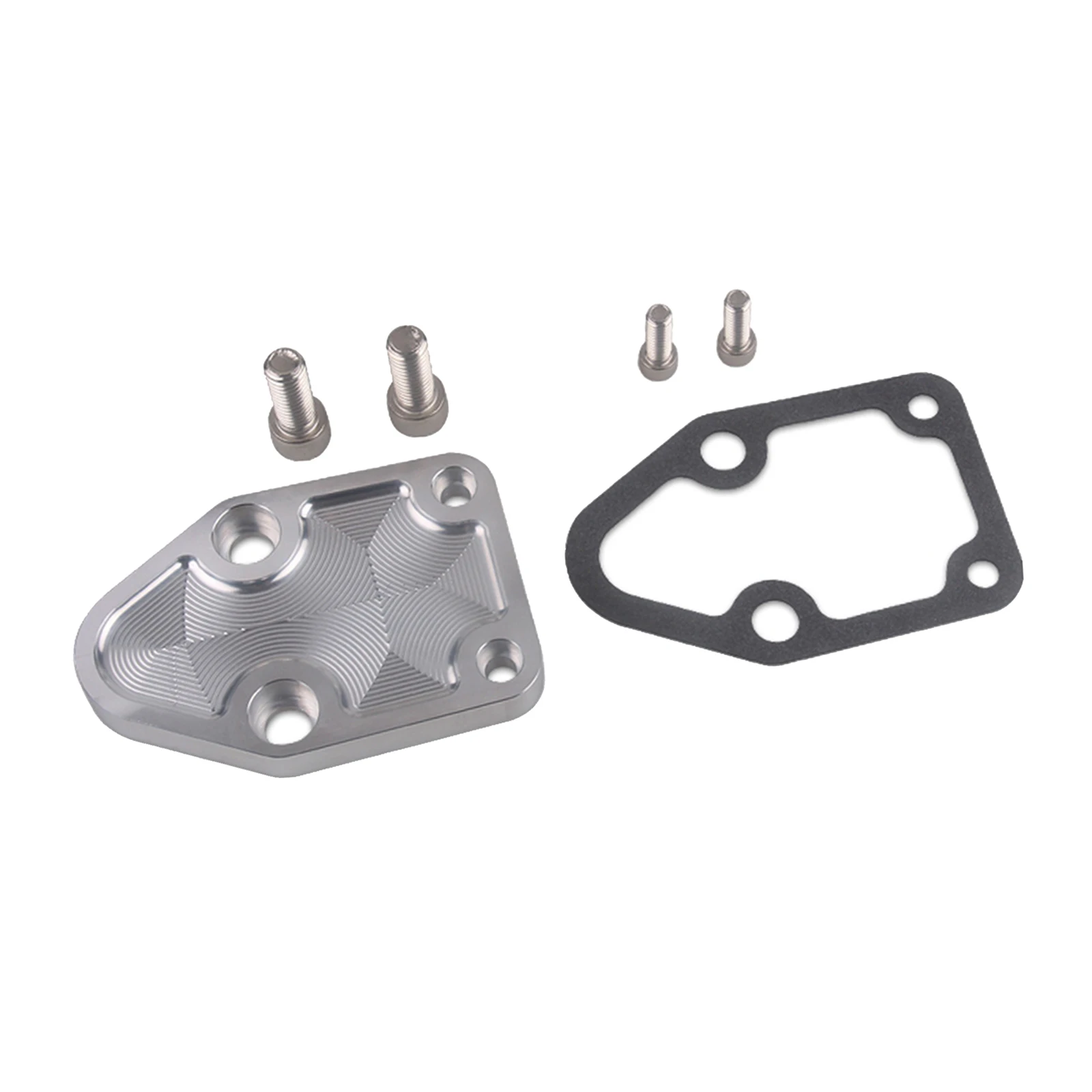 Fuel Pump Mounting Plate Kit Replacement for CHEVY 283 305 327 350 383 400