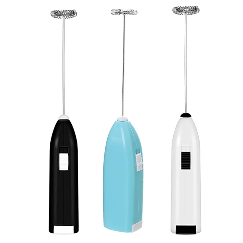 3Pcs Handheld Electric Epoxy Resin Stirrer Battery Operated Tumbler Mixer Blender Stainless Steel Egg Milk Frother Coffee Foamer