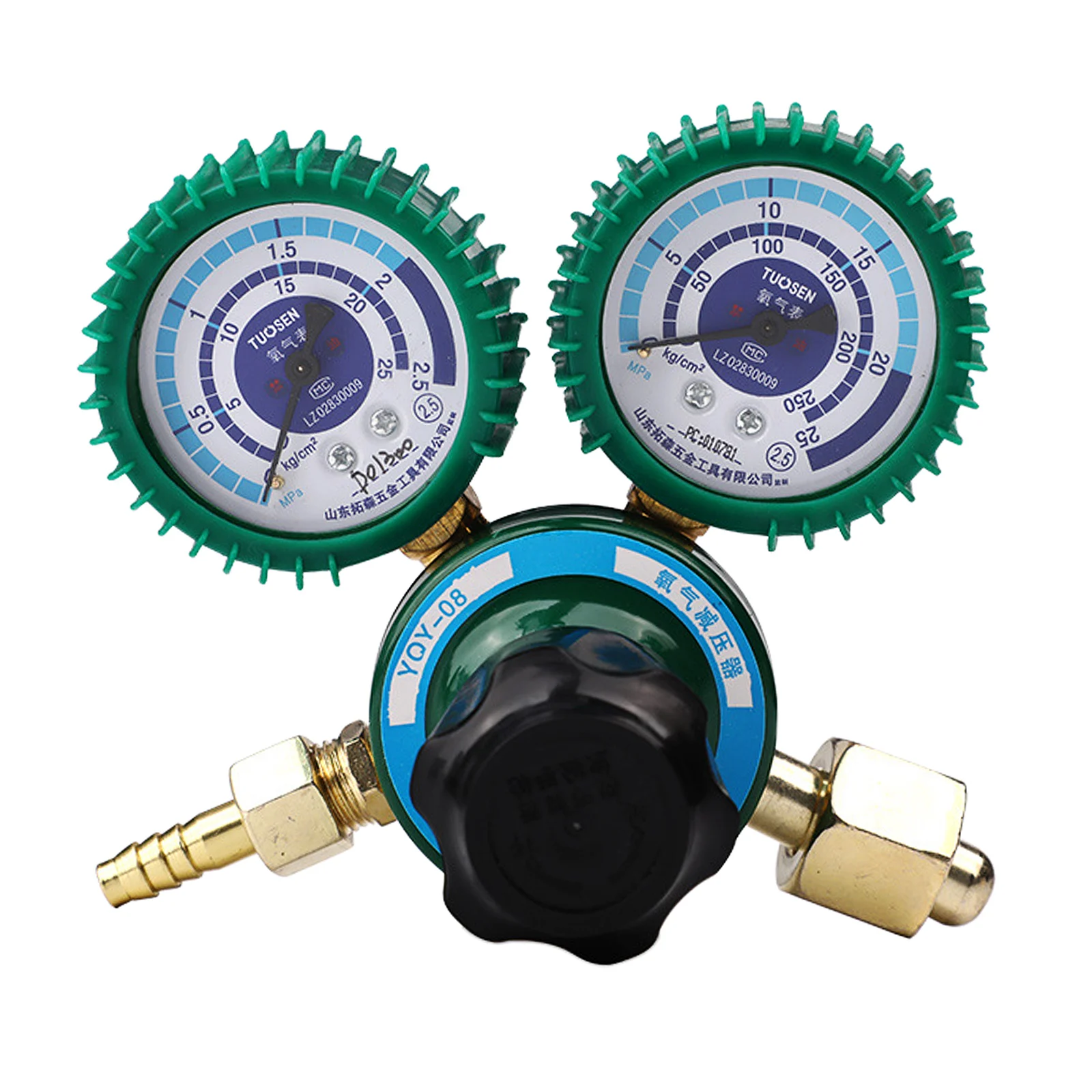 Oxygen Gas Regulator Pressure Reducer Welding Flow Meter for Gas Torch Cutting,