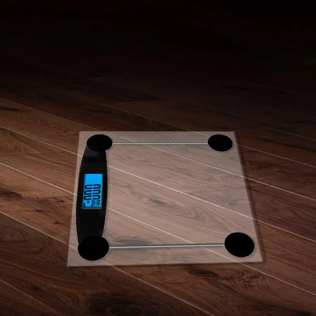 Digital Body Weighing Scale 180kg ,Can Bear Weight Under 400 Pounds (lbs) with Backlit LCD Step On , Easy to use