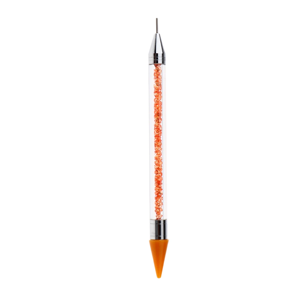 Nail Art Rhinestone Dotting Pen Double-headed Nail Adhesive Wax Pencil Beads
