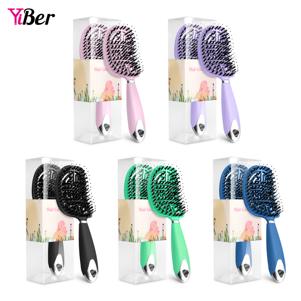 Best of YIBER Detangling Hair Brush Anti Klit Hair Scalp Massage Hair Comb Detangle Hairbrush For Curly Hair Brush Women Men Salon Reviews & Tips