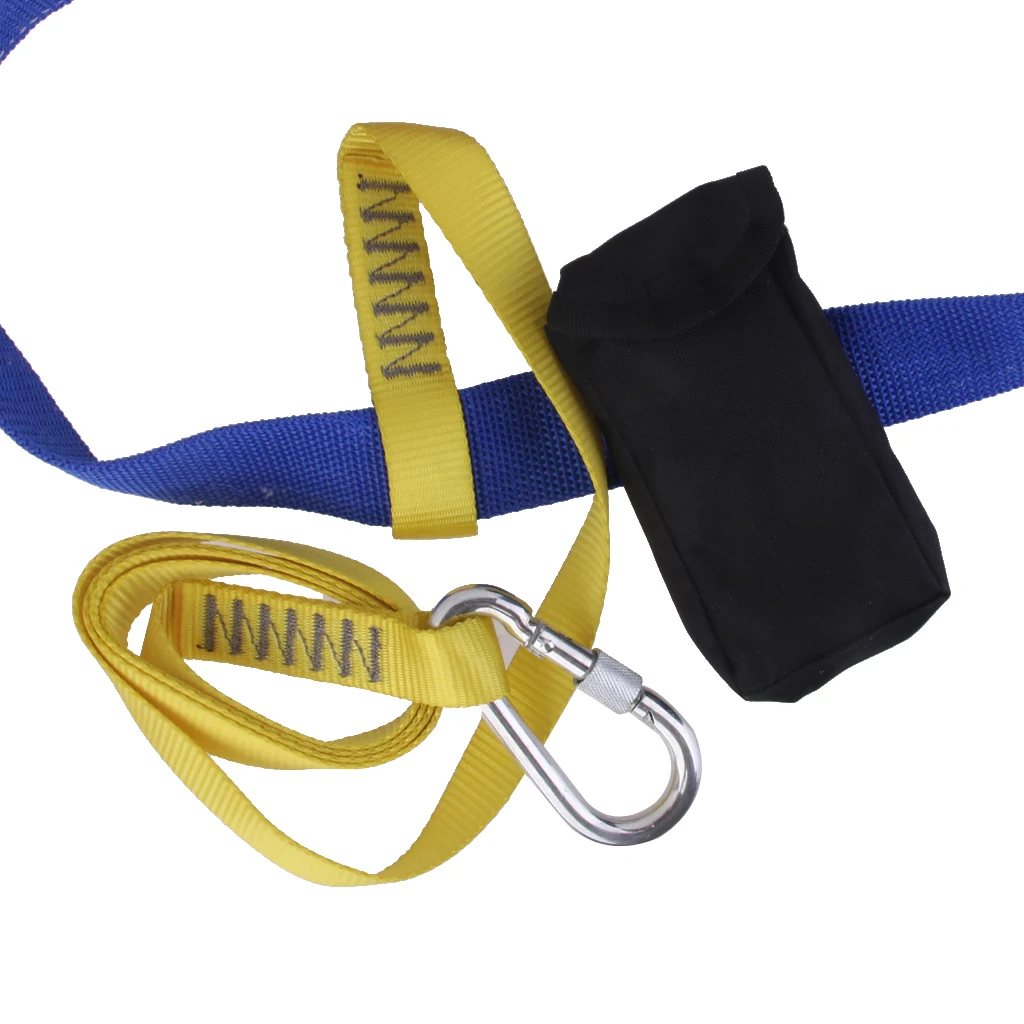 Rock Climbing Harness Waist Belt Fall Arrest Protection Safety Lanyard Equip