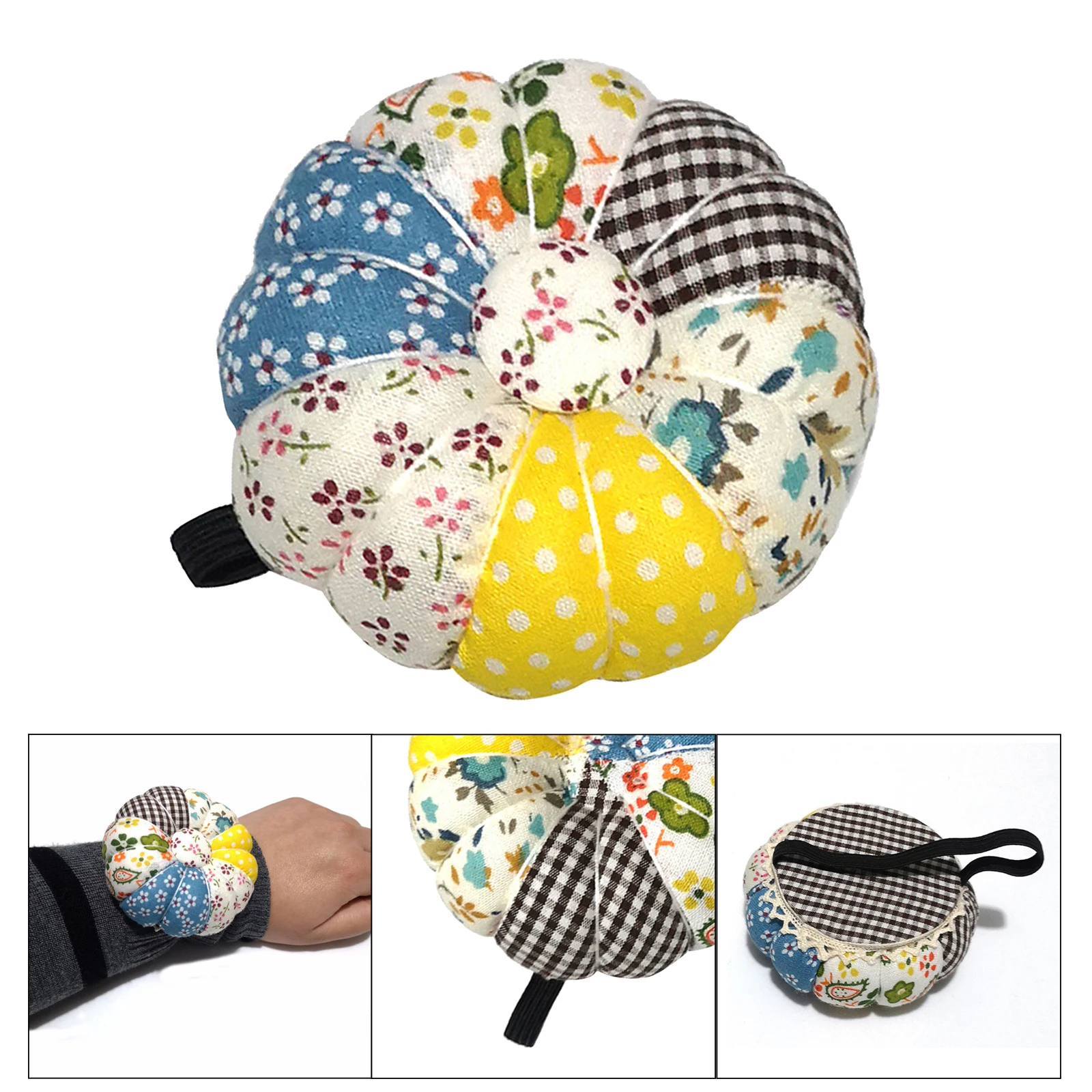 Functional Wrist Pin Cushion Sewing  Crafting Holder Pincushion