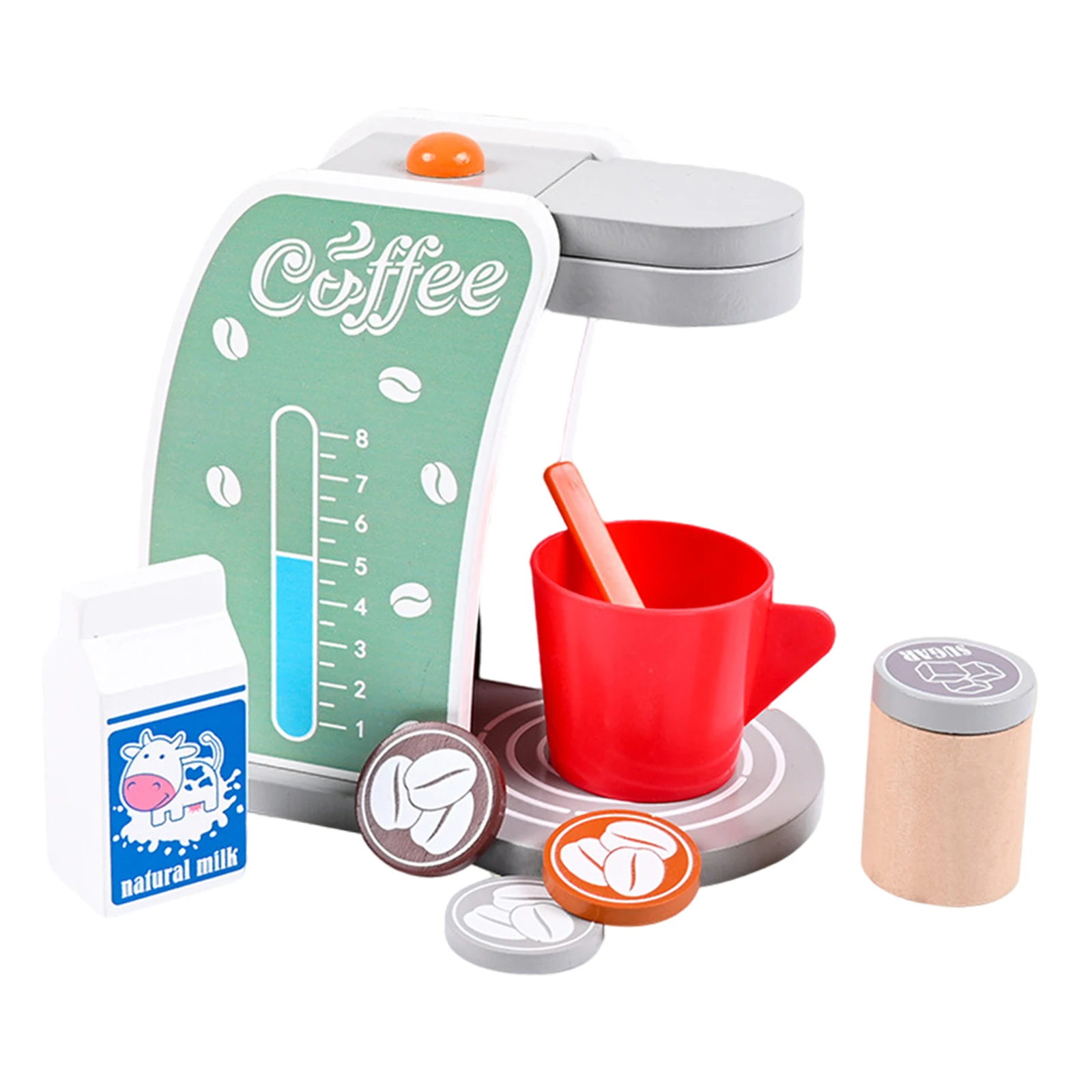Kitchen Play Set Pretend Playset Toy Cooking Machine For Kids Toddler Girl