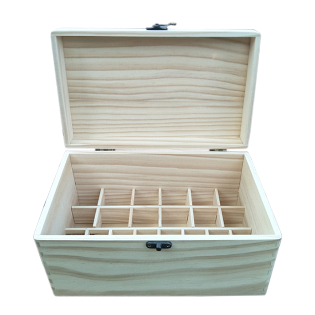 28 Slots Essential Oil Box Organizer Storage Case Container for 30/10ml Oils