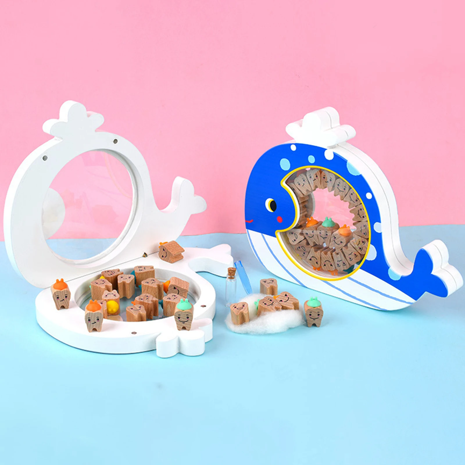Wooden Baby Tooth Box Milk Teeth Organizer Storage Collection Souvenir Case Infant Kid Cute Gifts For Children Keepsake