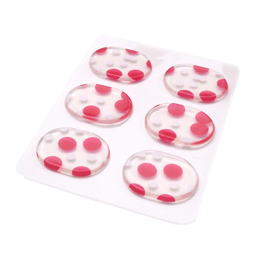 6 Packs Drum Damper Gel Pads, For Drums Tone Control,Silicone Drum Dampeners,Clear Resonance Pads For Drum Muffling