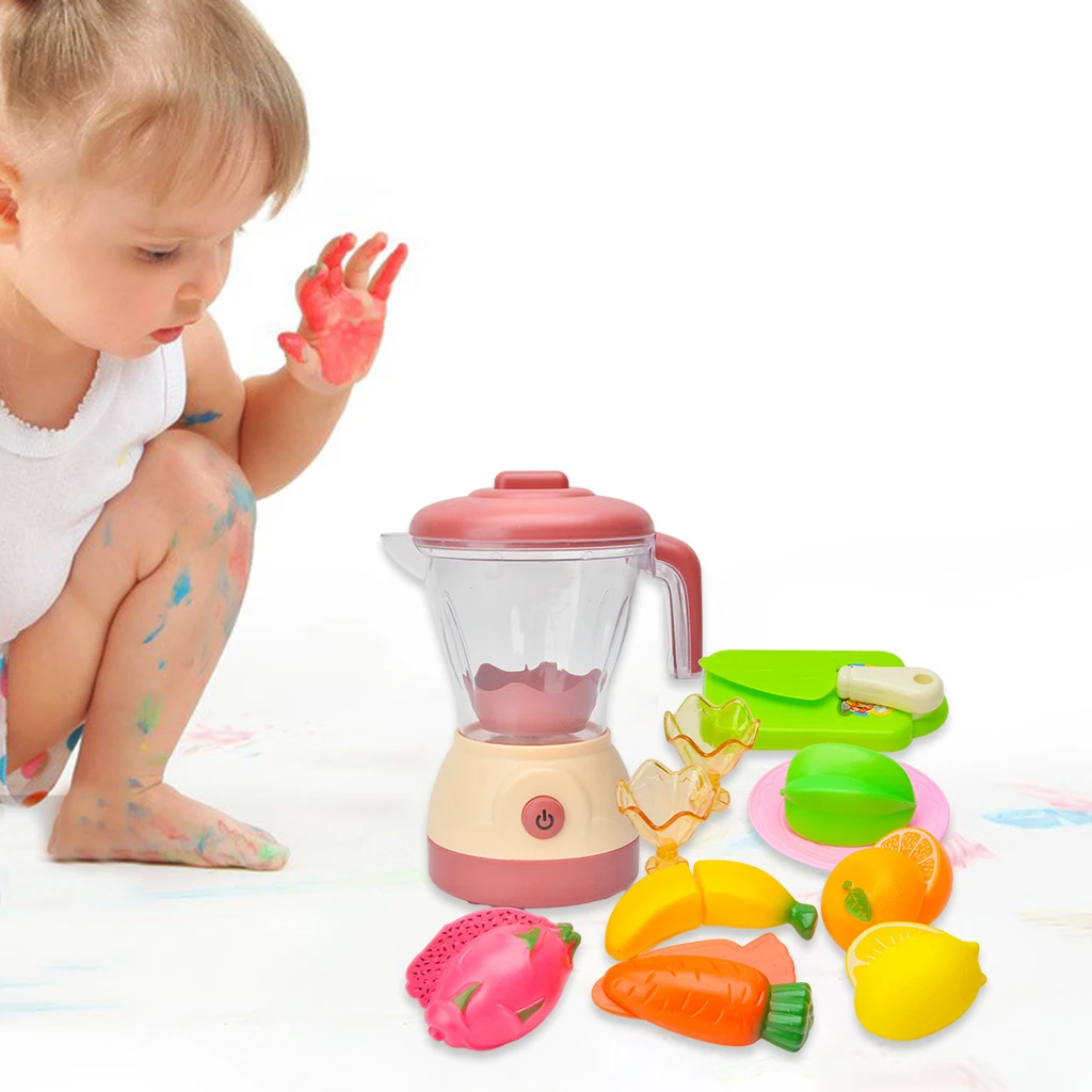 Simulation Juicer Toys Infant Pretend Play Blender Model Learning Utensils Kitchen Toys Appliance Cooking Fun Birthday Gift