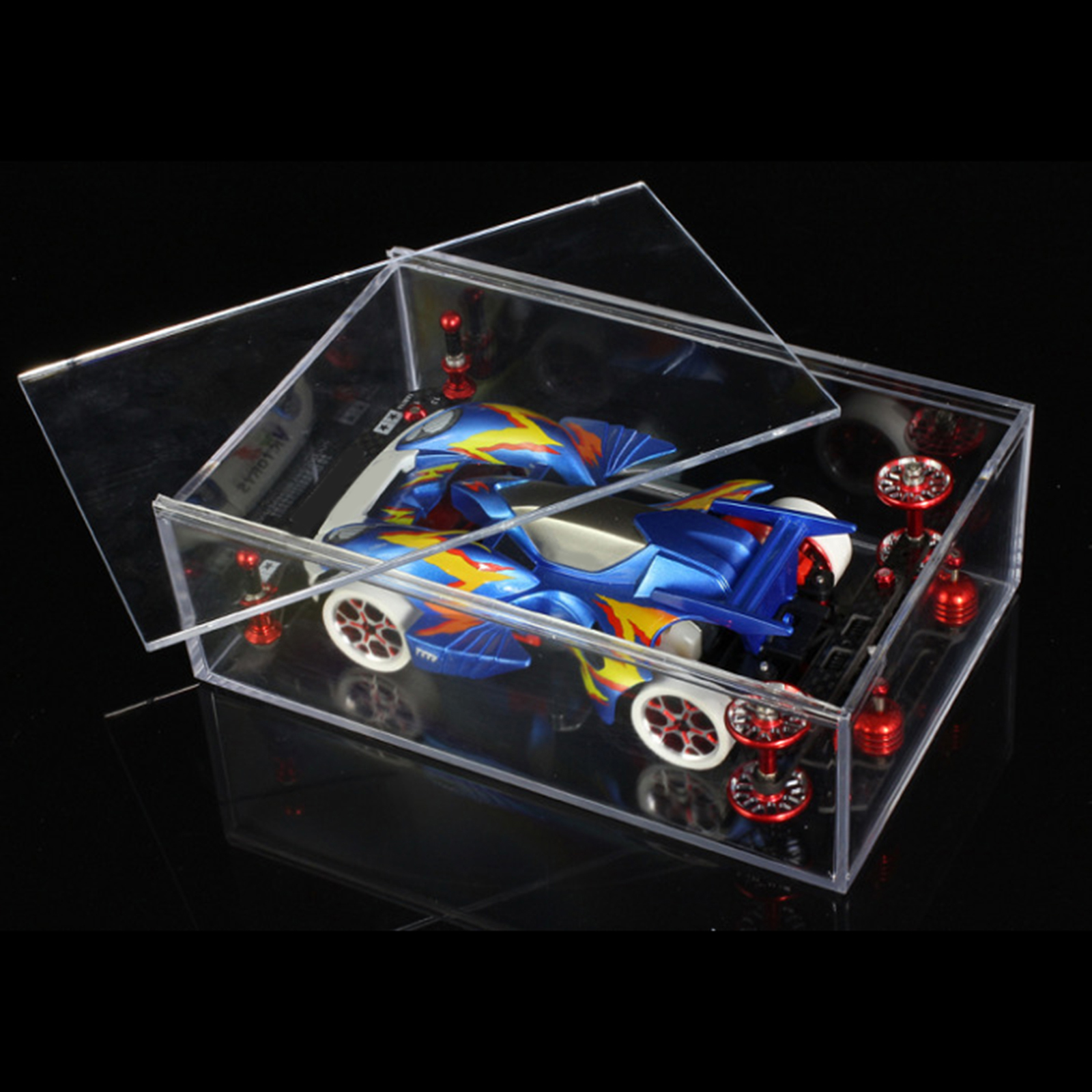 Acrylic Display Case Storage Box For Diecast Car Model Toy Figures