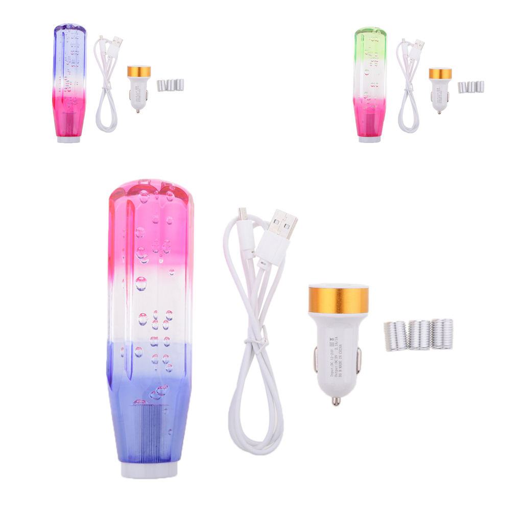 15cm Car Gear Stick  Knob Bubble Styling with LED Light