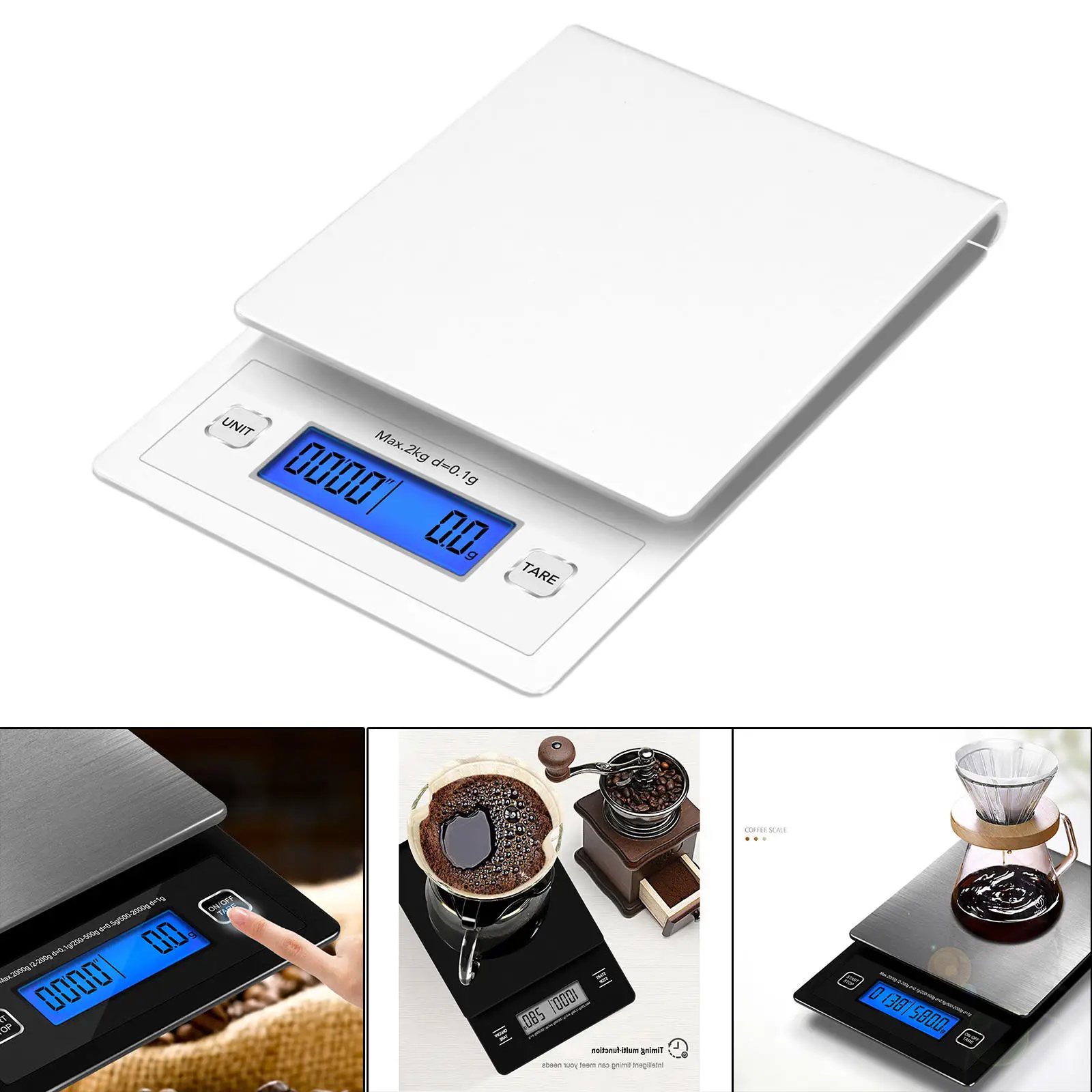 Pocket Cooking Scale Mini Food Scale High Precision Digital Kitchen Scale for Baking Cooking