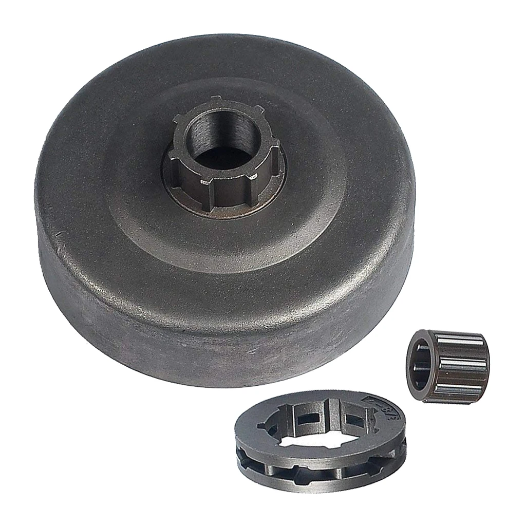 Clutch Drum+Sproket Rim 3/8-7+Sprocket Bearing for STIHL 066 MS660 Chainsaw 