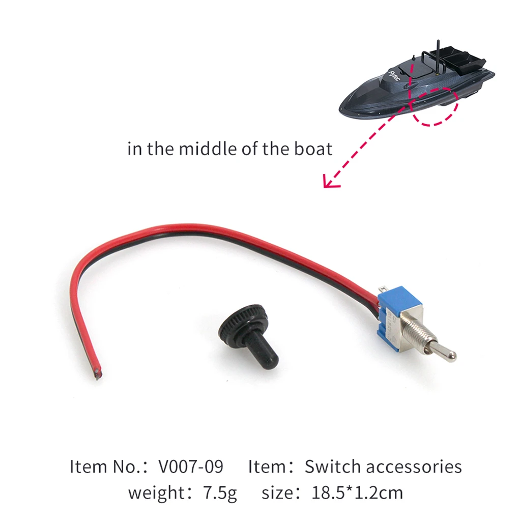  V007 Bait Boat Accessories Power Switch And Switch  Replacement