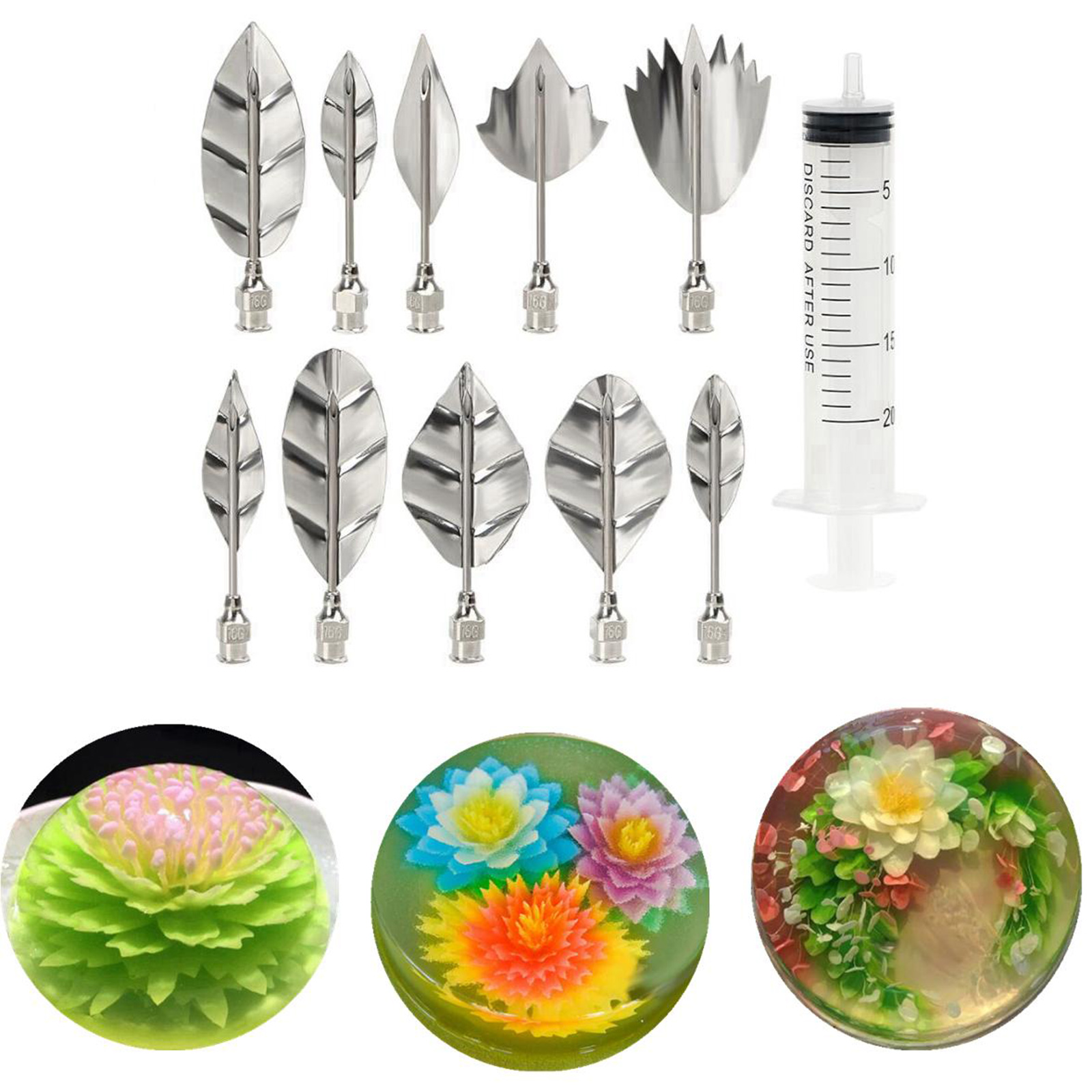 Jelly Art Tool Creative Gelatin Jello Art Nozzle DIY Cake Decorating Tools