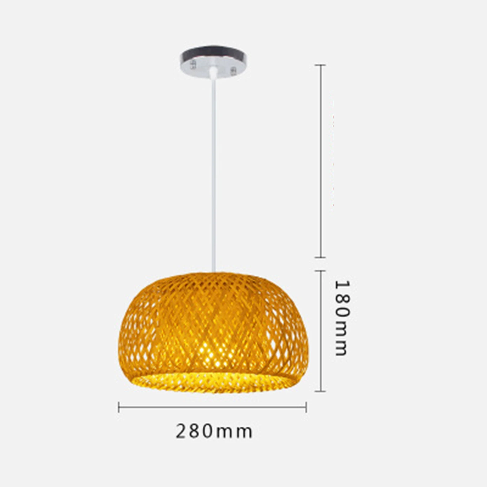 Club Decor Lighting Ceiling Lamp Rattan E27 Hanging Light Fixture Home Decor