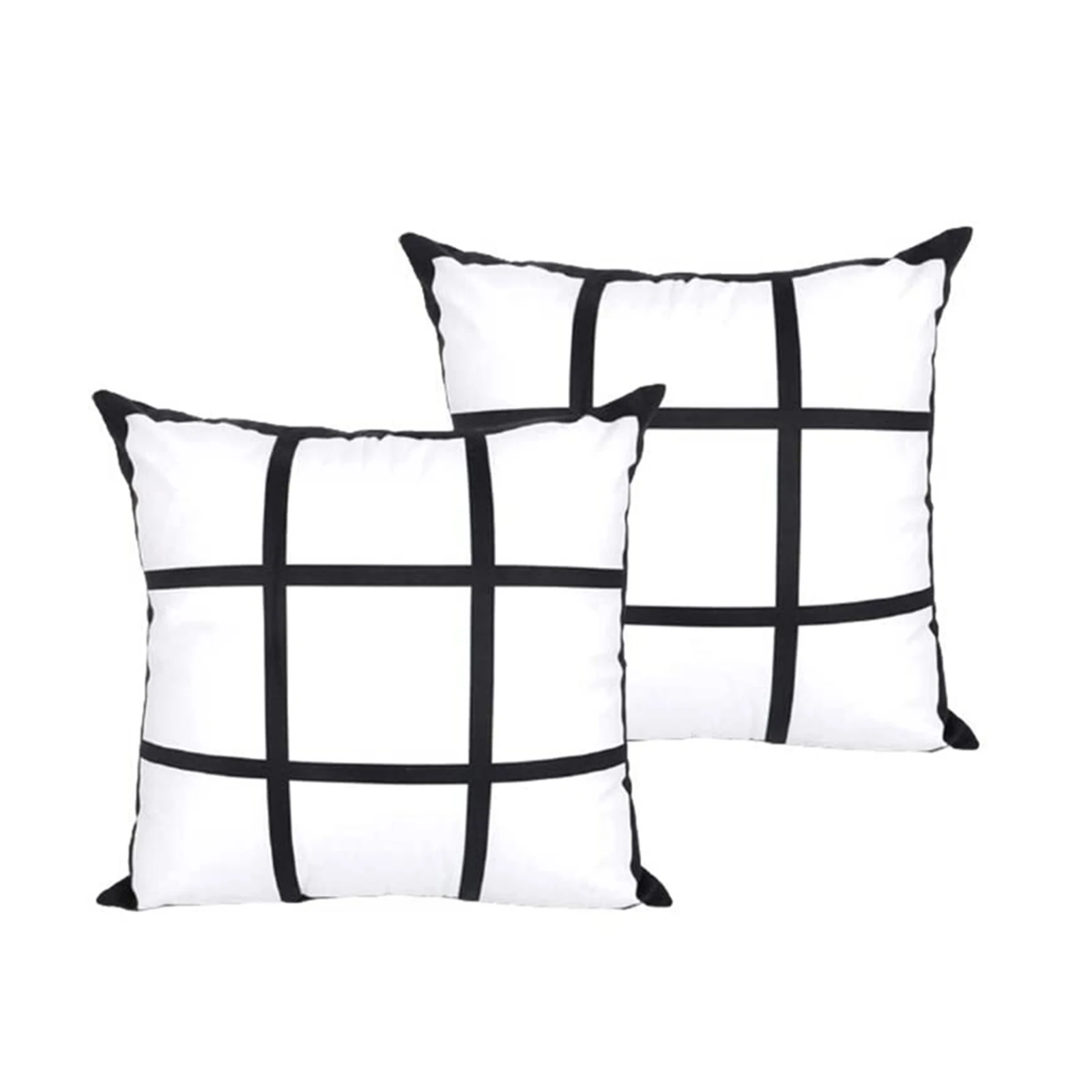 Sublimation Blanks Panel Pillow Case Car Bed Cushion Cover Replacement