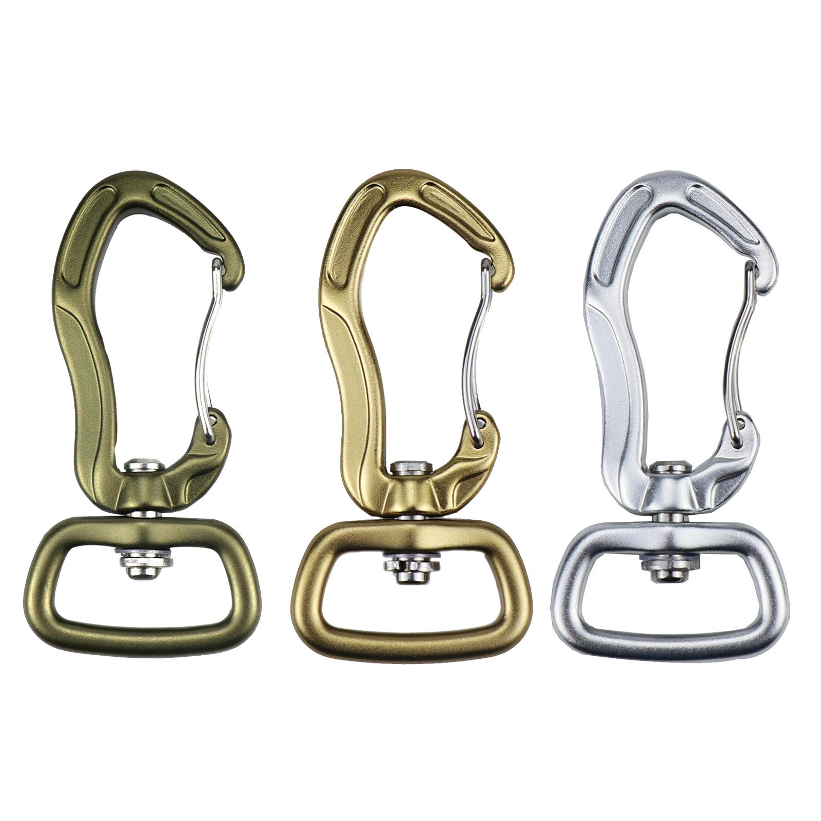 Aluminum Swivel Carabiner Hook Dog Lead Clip Snap 400KG Eye Snap Hook Clip