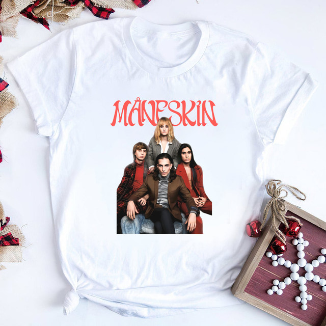 音楽バンドmaneskinシャツクールmaneskin tシャツdamiano