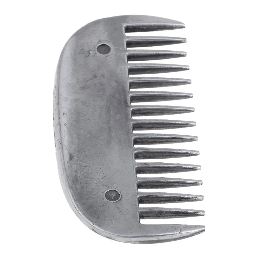 Stainless Steel Horse Curry Comb Brush Horse Grooming Equestrian Supplies Adults Outdoors