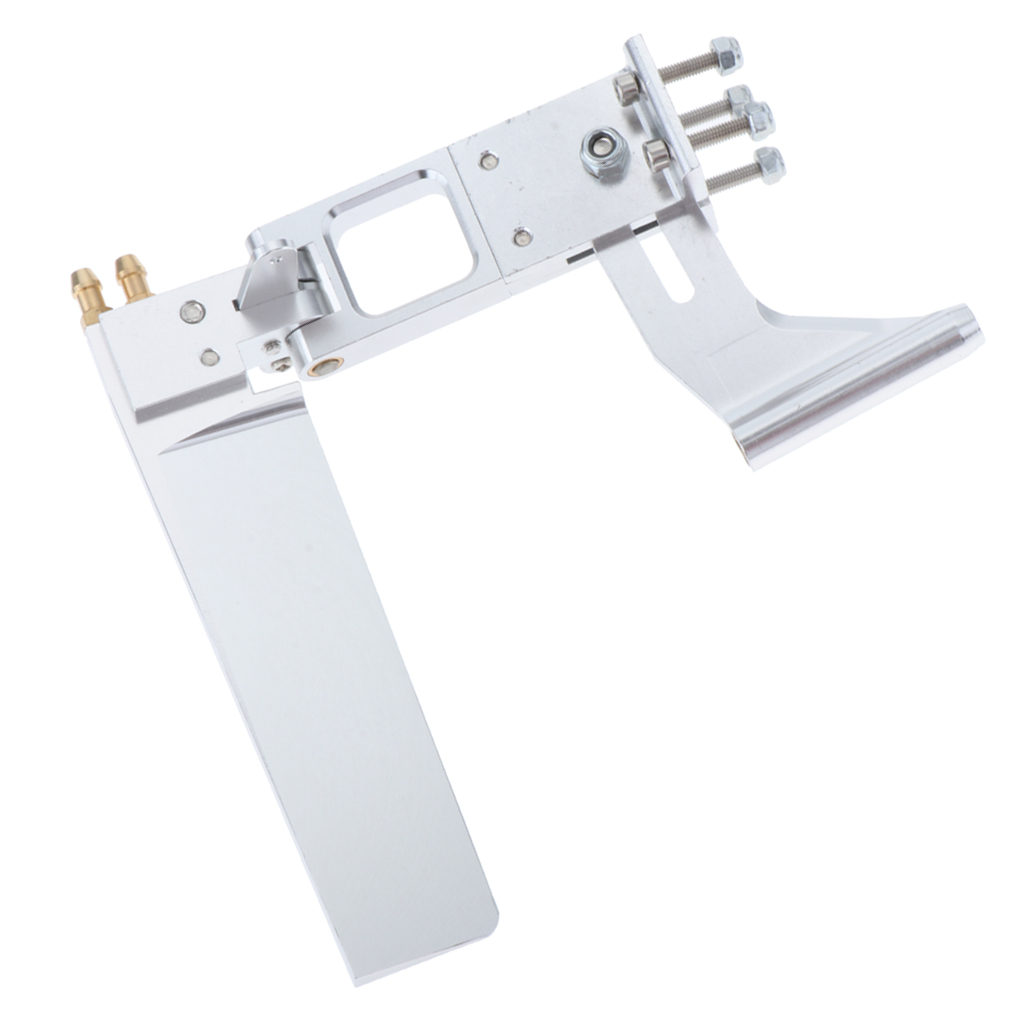 RC Rudder Water Absorbing Steering Rudder With Suction Device for RC Boat, Aluminum Alloy