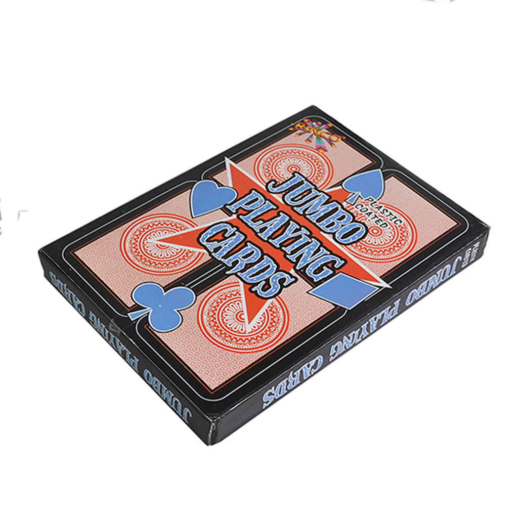 Deck Of Giant Jumbo Playing Cards Poker Outdoor Garden Party BBQ Game 17cm