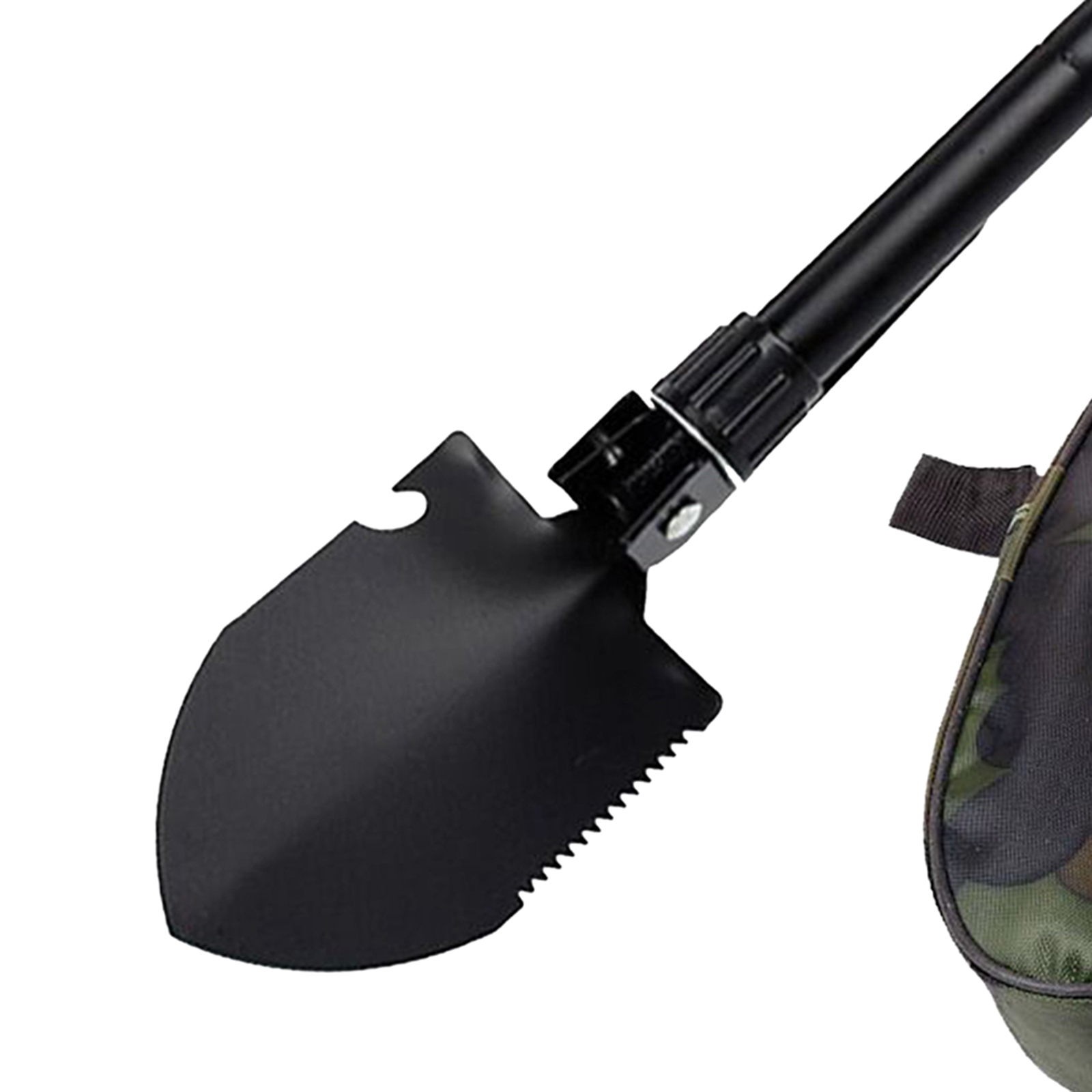 Shovel for Metal Detector Garden Digging Digger Tool Treasure Finder Spade w/ Carry Bag for Outdoor