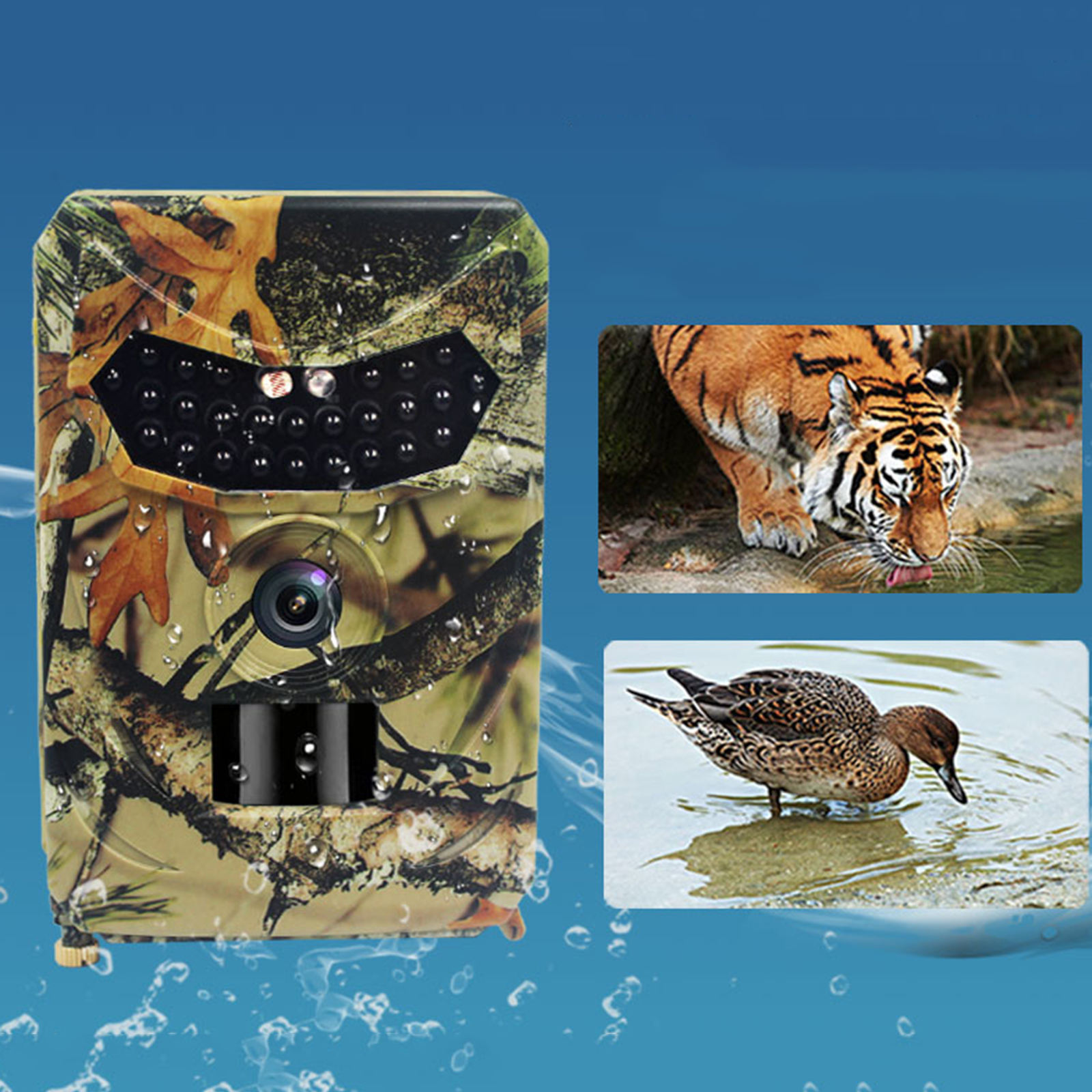 Wireless 1080P Mini Wildlife Camera Trail Camera IR Sensor IP56 Waterproof for Home Security Outdoor