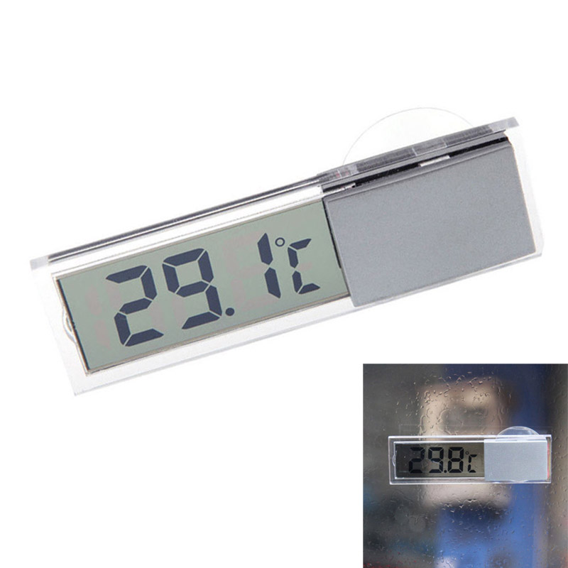 Thermomètre Voiture Numérique - Température Intérieure/Extérieure, LCD, 12V