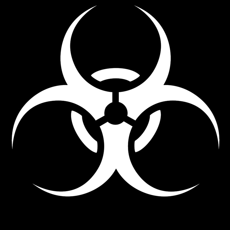 Autoaufkleber, personalisierte kreative Aufkleber, Biohazard-Schilder, Autodekoration, wasserdicht und Sonnenschutz, PVC, 15 x 14 cm – Detail 2