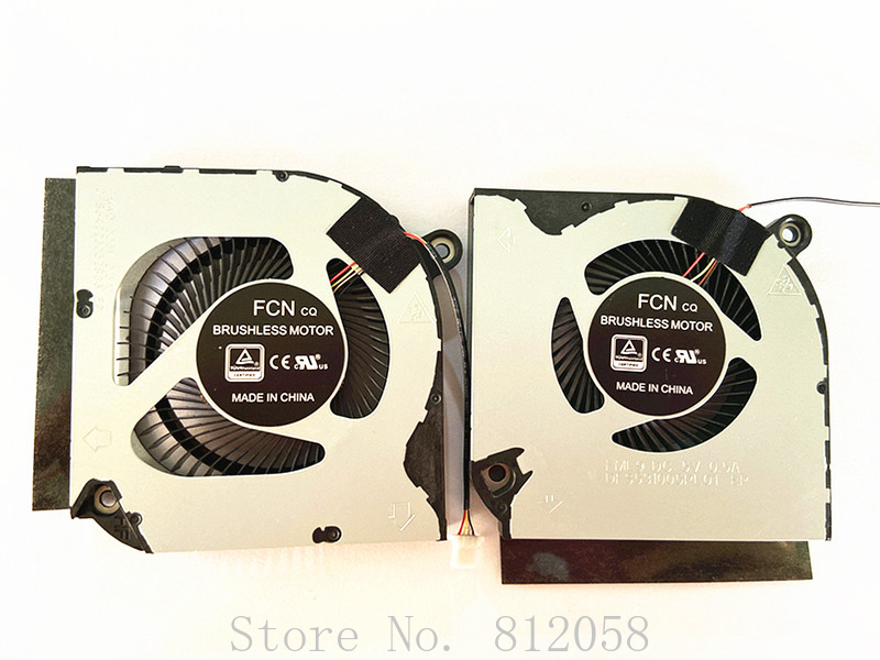 Novo cpu gpu cooler fan para acer